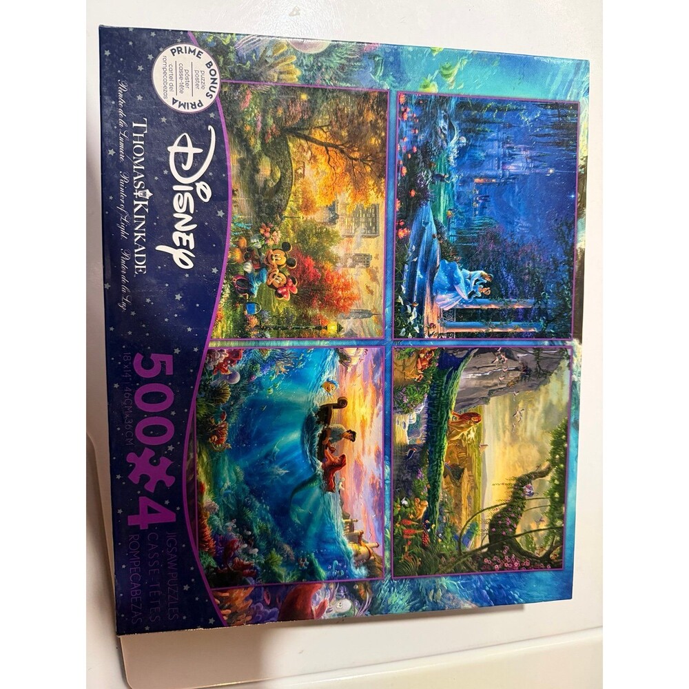 thomas kinkade Disney puzzle sealed